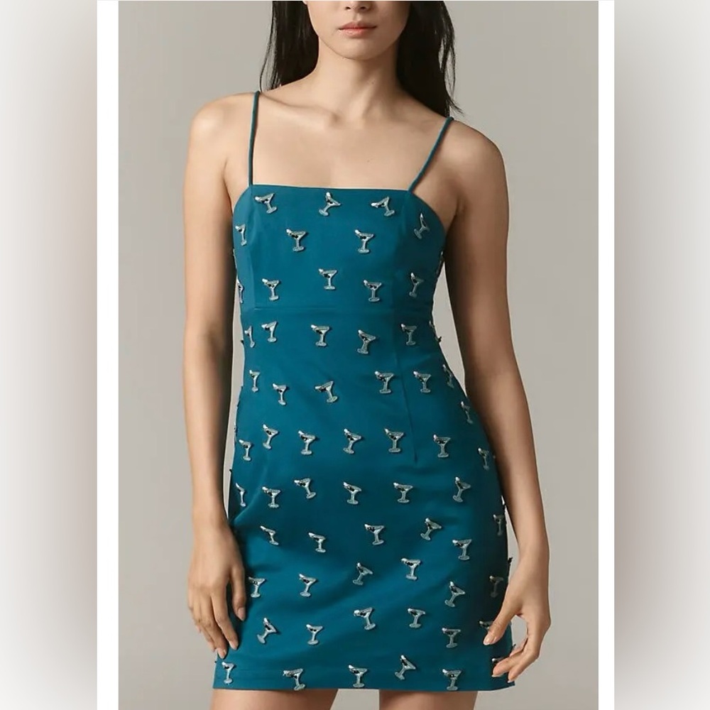 ANTHROPOLOGIE Maeve The Brynne 3D Mini Dress - Picture 4 of 14